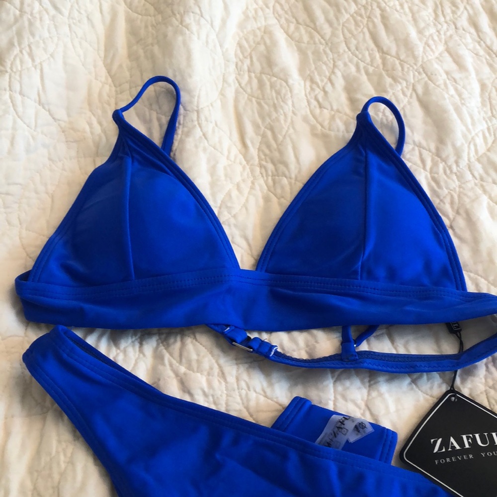 Zaful Royal Blue bikini two piece bathing suit
